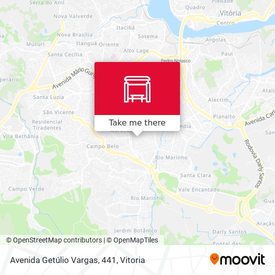 Avenida Getúlio Vargas, 441 map