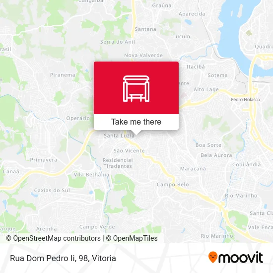 Rua Dom Pedro Ii, 98 map