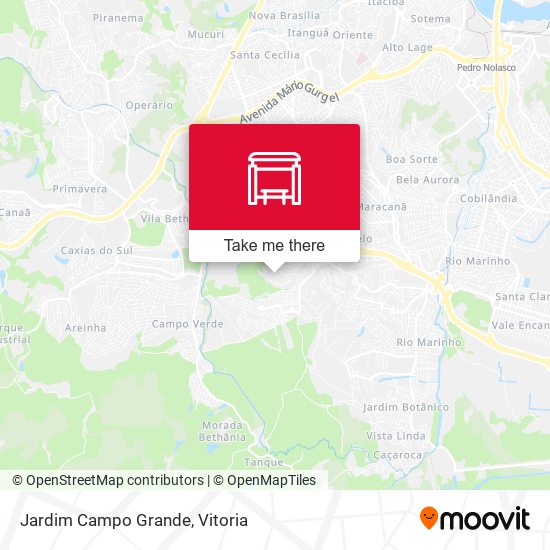 Jardim Campo Grande map