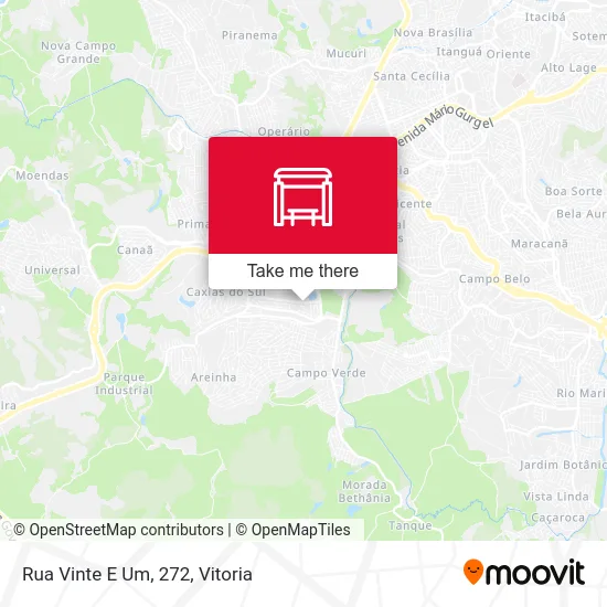 Rua Vinte E Um, 272 map