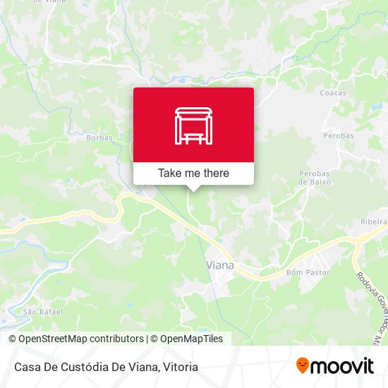 Casa De Custódia De Viana map