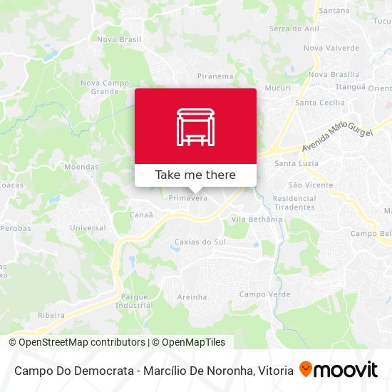 Campo Do Democrata - Marcílio De Noronha map