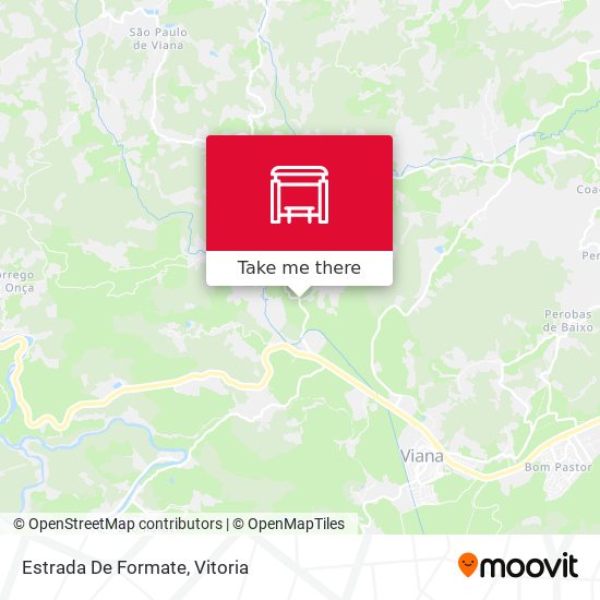 Estrada De Formate map