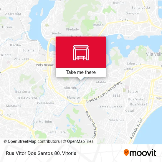 Rua Vítor Dos Santos 80 map