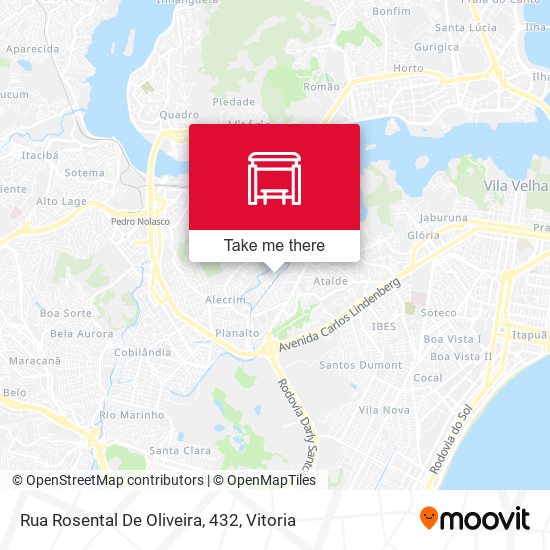 Rua Rosental De Oliveira, 432 map