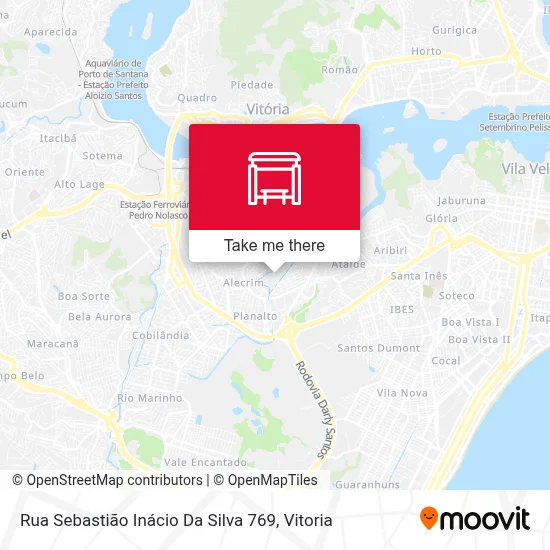 Rua Sebastião Inácio Da Silva 769 map