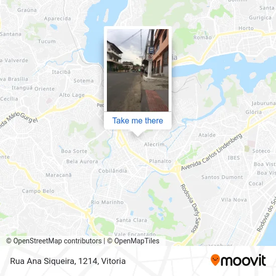 Rua Ana Siqueira, 1214 map