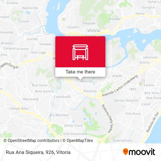 Rua Ana Siqueira, 926 map