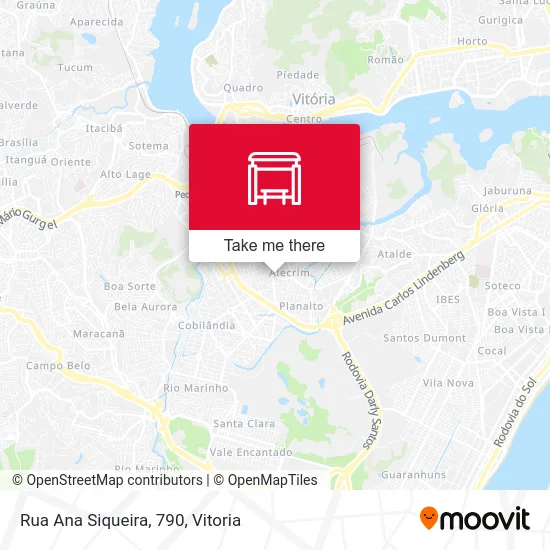 Rua Ana Siqueira, 790 map