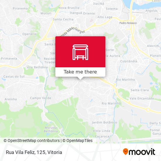 Rua Vila Feliz, 125 map