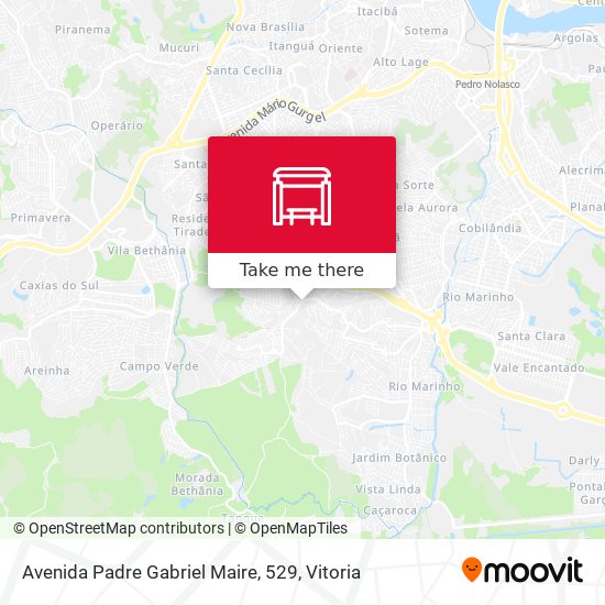 Avenida Padre Gabriel Maire, 529 map