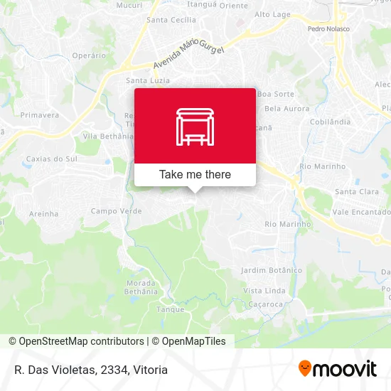 R. Das Violetas, 2334 map