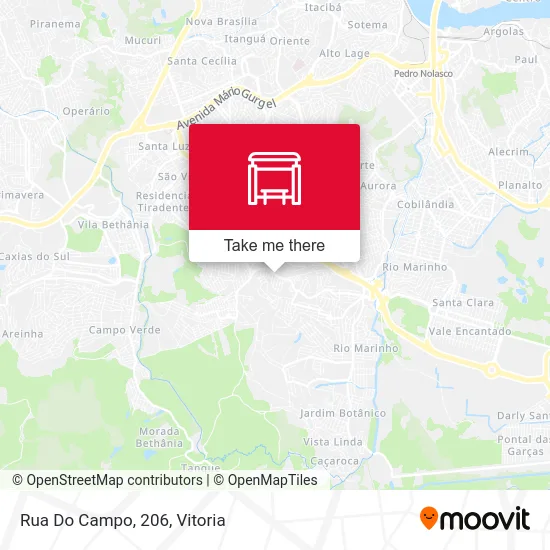 Rua Do Campo, 206 map