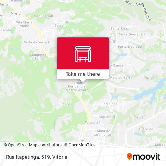 Rua Itapetinga, 519 map