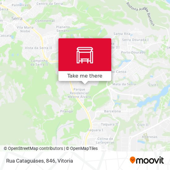 Rua Cataguáses, 846 map