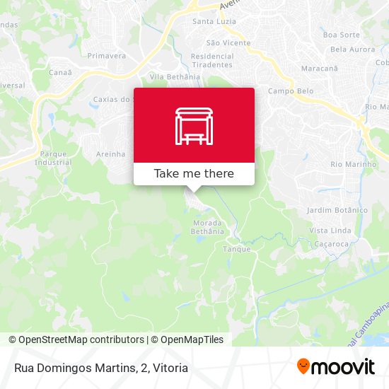 Rua Domingos Martins, 2 map