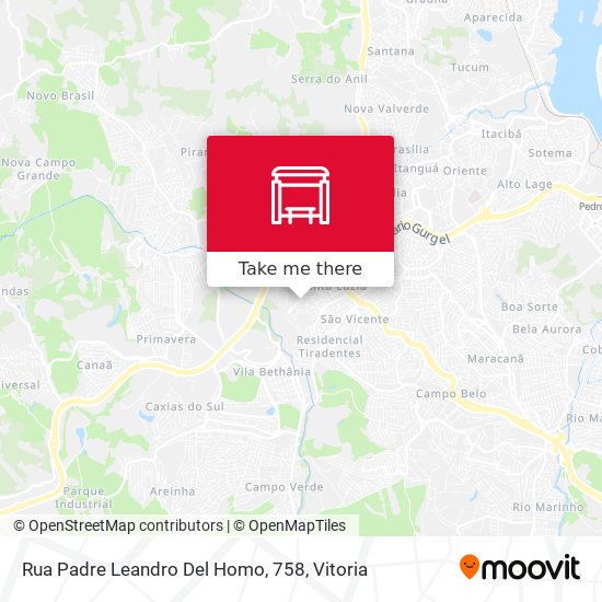 Rua Padre Leandro Del Homo, 758 map