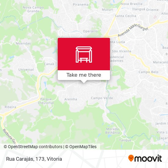 Rua Carajás, 173 map