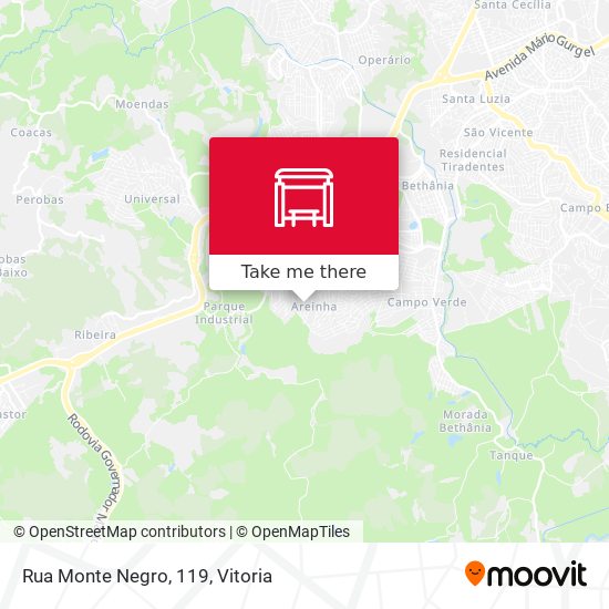 Rua Monte Negro, 119 map