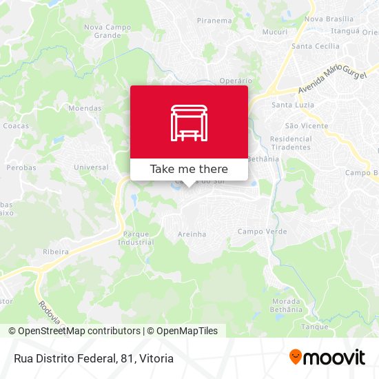 Rua Distrito Federal, 81 map