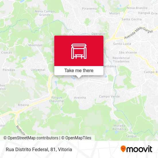 Rua Distrito Federal, 81 map