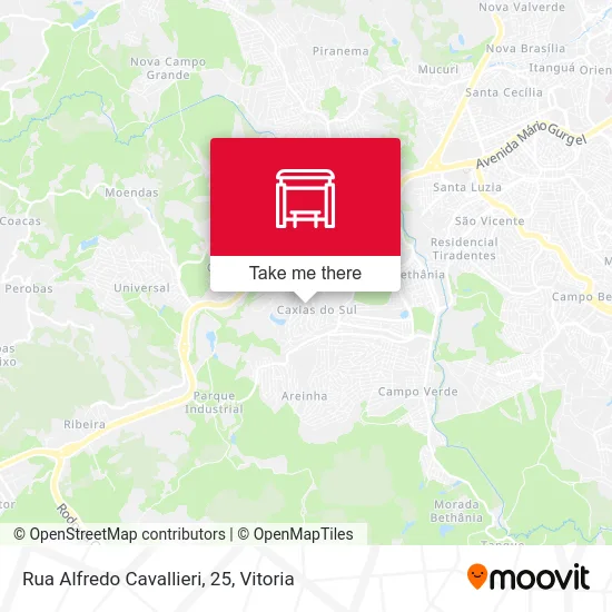 Rua Alfredo Cavallieri, 25 map