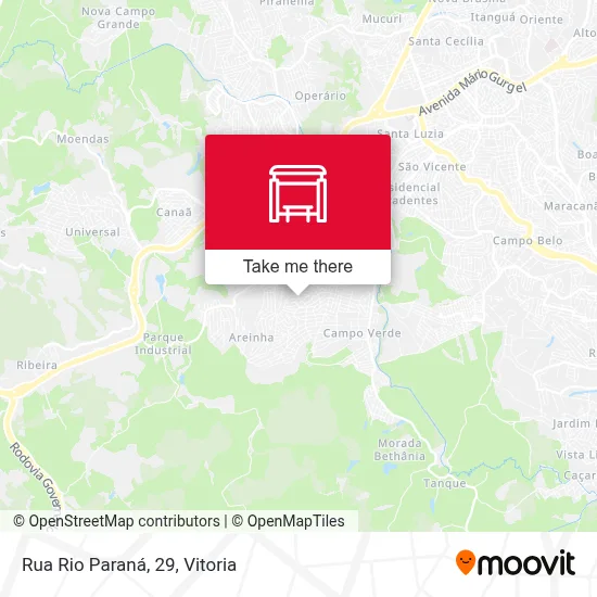 Rua Rio Paraná, 29 map