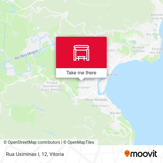 Rua Usiminas I, 12 map