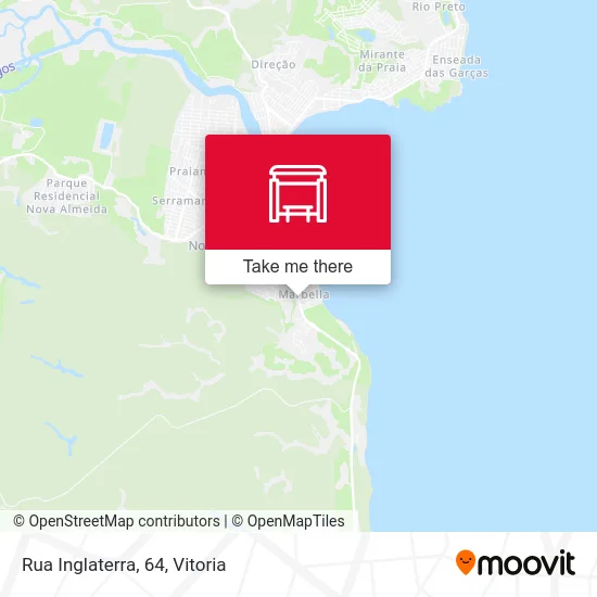 Rua Inglaterra, 64 map