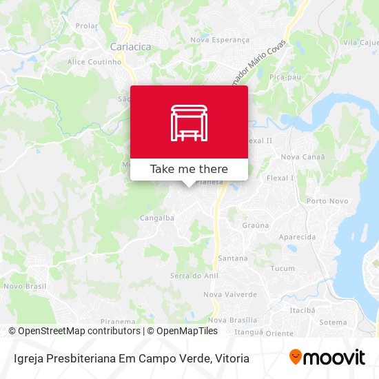 Igreja Presbiteriana Em Campo Verde map