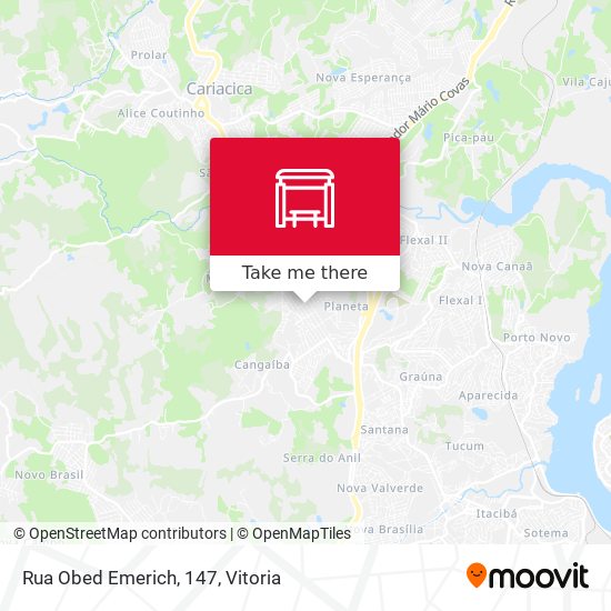 Rua Obed Emerich, 147 map