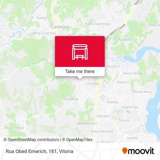 Rua Obed Emerich, 181 map
