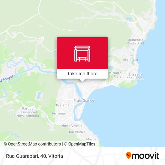 Rua Guarapari, 40 map