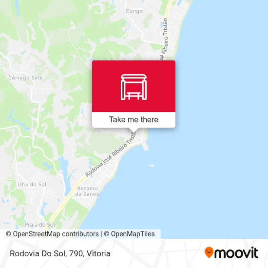Rodovia Do Sol, 790 map