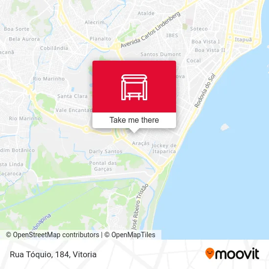 Rua Tóquio, 184 map