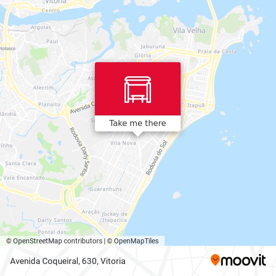 Avenida Coqueiral, 630 map