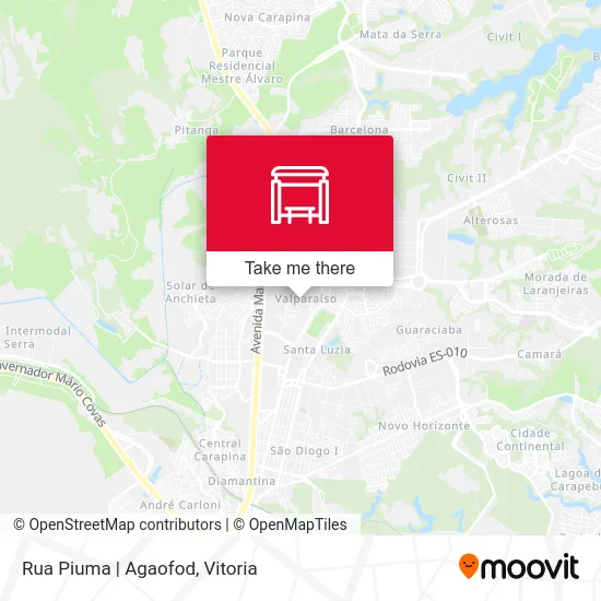 Rua Piuma | Agaofod map