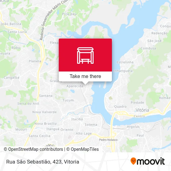 Rua São Sebastião, 423 map