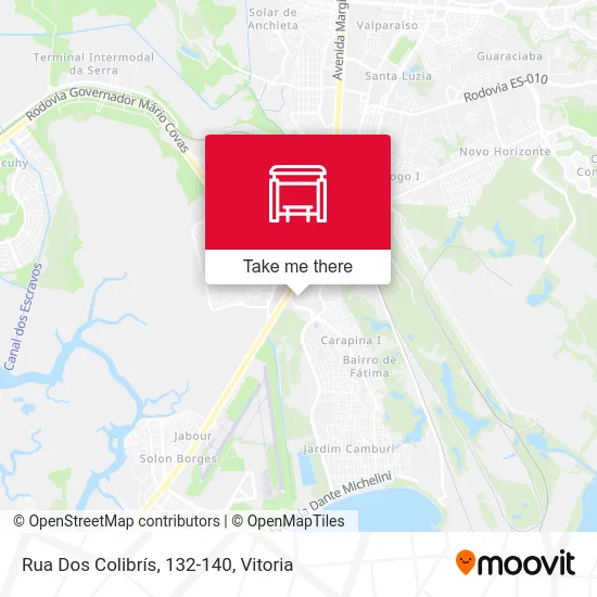 Rua Dos Colibrís, 132-140 map