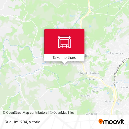 Rua Um, 204 map