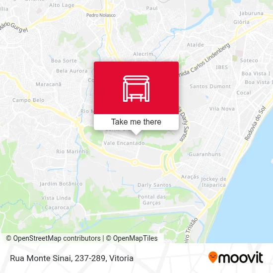 Rua Monte Sinai, 237-289 map