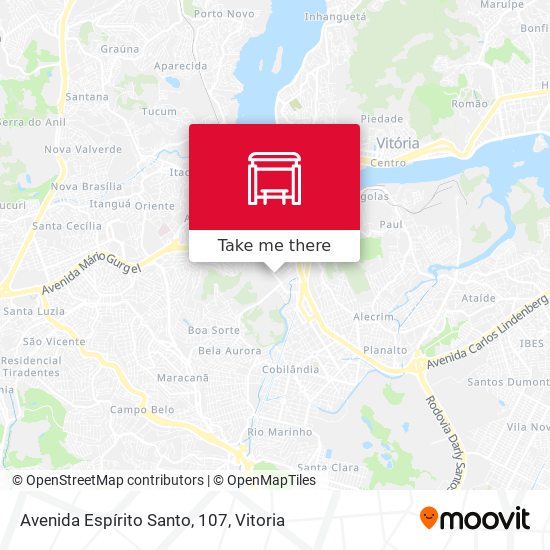 Avenida Espírito Santo, 107 map