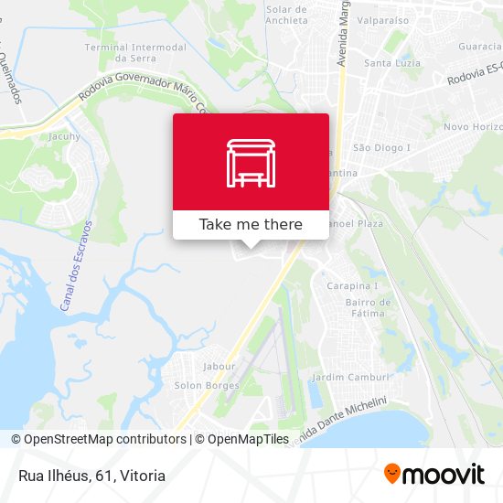 Rua Ilhéus, 61 map