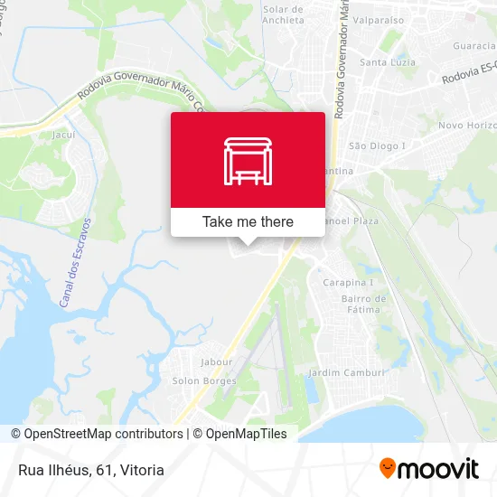 Rua Ilhéus, 61 map