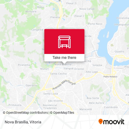 Nova Brasília map