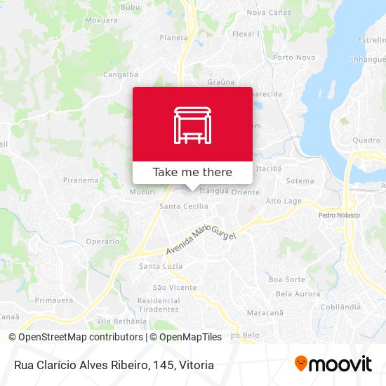 Rua Clarício Alves Ribeiro, 145 map
