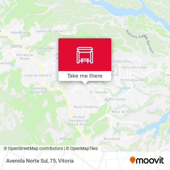 Avenida Norte Sul, 75 map