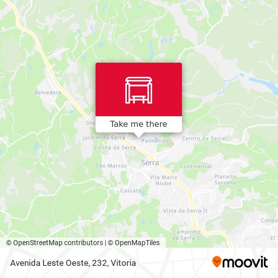 Avenida Leste Oeste, 232 map