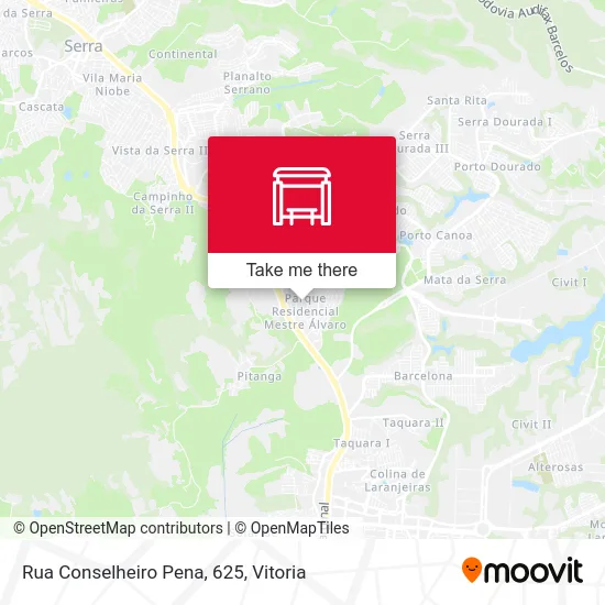 Rua Conselheiro Pena, 625 map