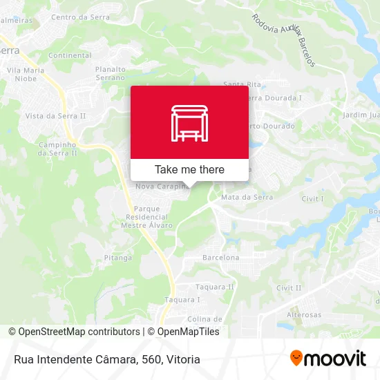 Rua Intendente Câmara, 560 map